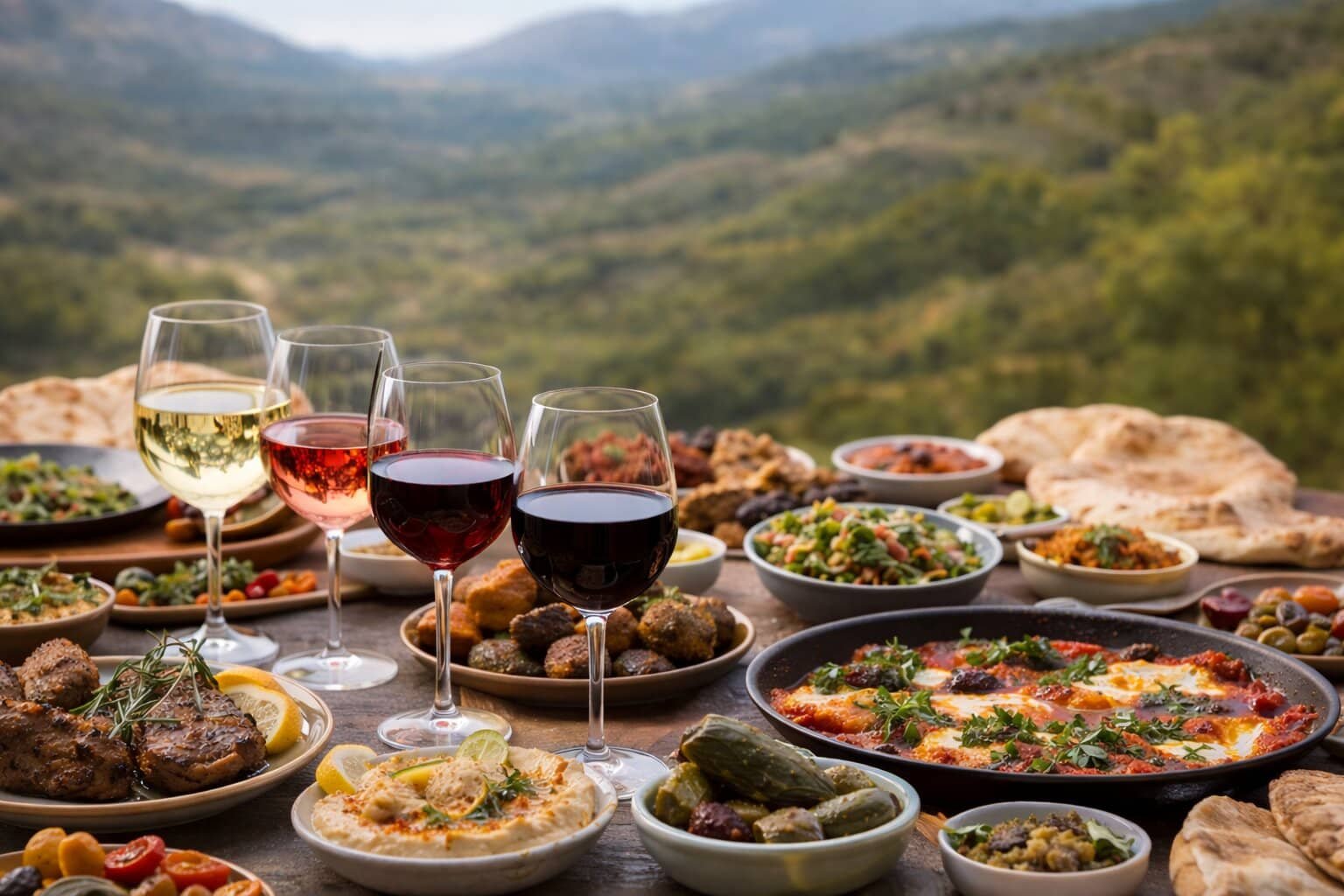 Israeli Wine and Food Pairing Guide: What to Drink with Every Dish