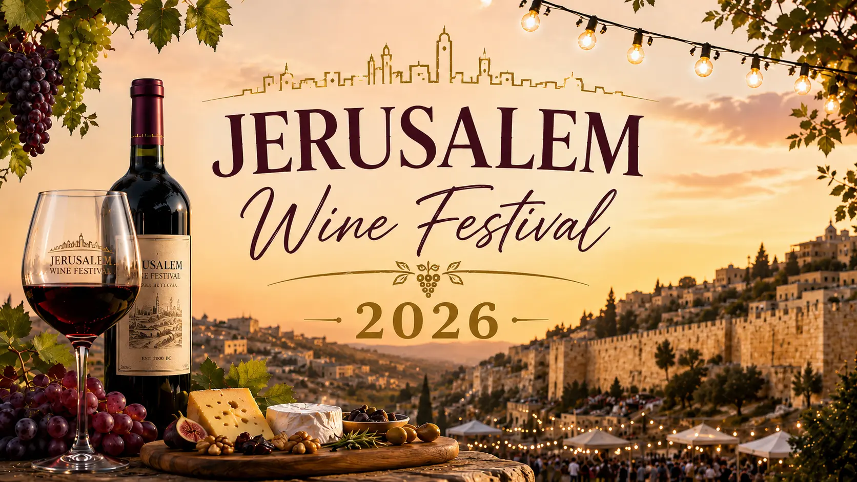 Jerusalem Wine Festival 2026 - Israel Museum, Jerusalem, Thursday 20 August 2026